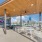 outside seating with city views