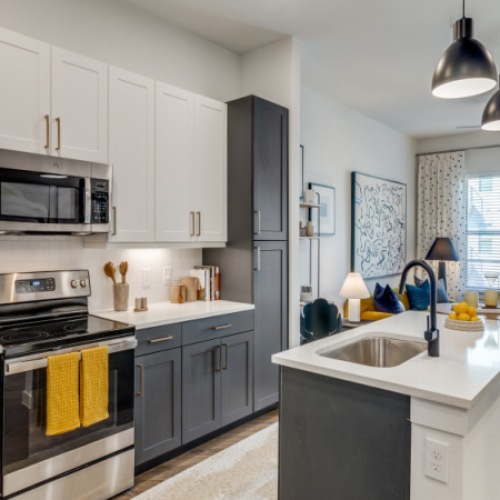 Kitchen kitchen with ample counter-space